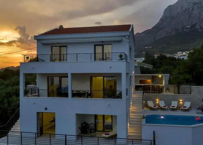 Вілла Vivace Mit Pool Und Traumhaften Meerblick Veliko Brdo (Makarska)