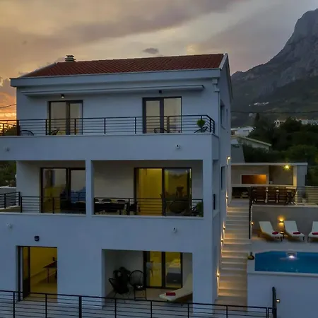 Willa Vivace Mit Pool Und Traumhaften Meerblick Veliko Brdo (Makarska)