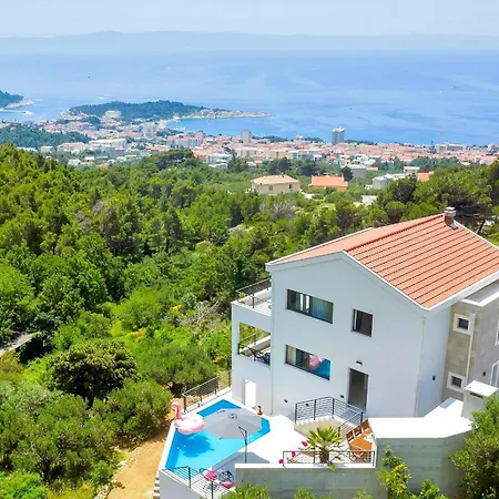 וילה Vivace Mit Pool Und Traumhaften Meerblick מאקרסקה